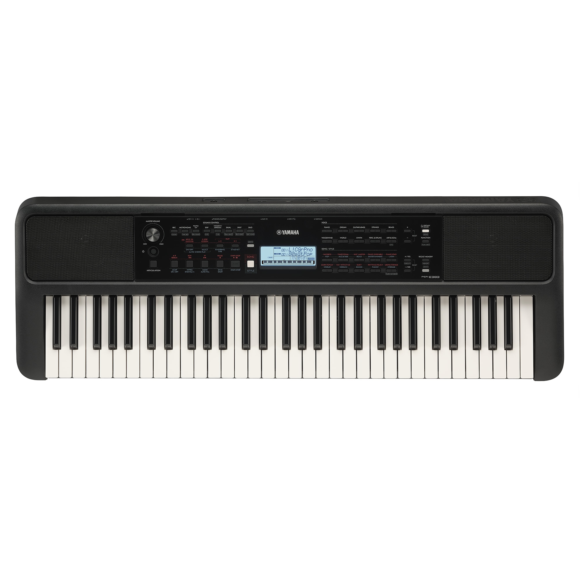 Yamaha PSR-E383 Keyboard by Yamaha — Piano for rent